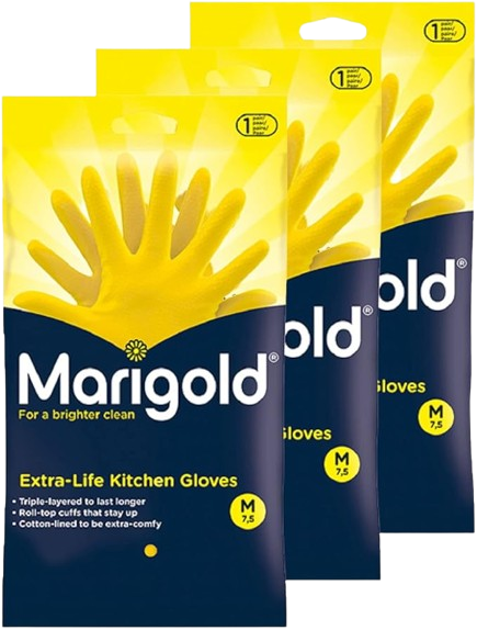 Extra Life Kitchen Gloves - Medium 1 x 3 Pairs Set
