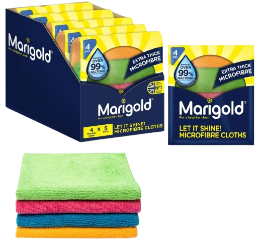 Let it Shine Extra Thick Microfibre Cloths - 5 Packs