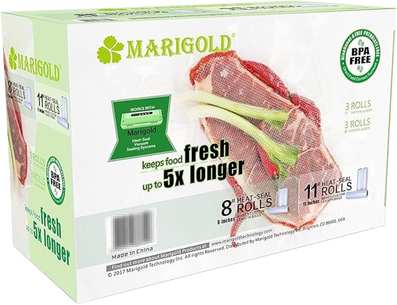 Food Vacuum Sealer Bags - 6-Pack Vacuum Seal RollsRetry