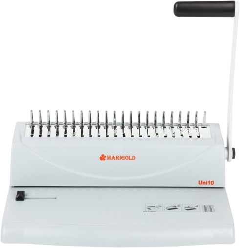 19-Hole Letter Size Comb Ring Binding Machine - Complete Kit